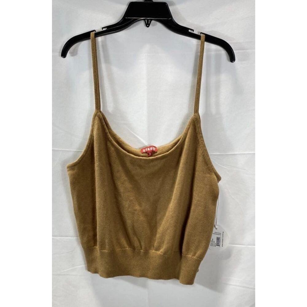NWT STAUD Brown Crop Tank Top Sz.  1X